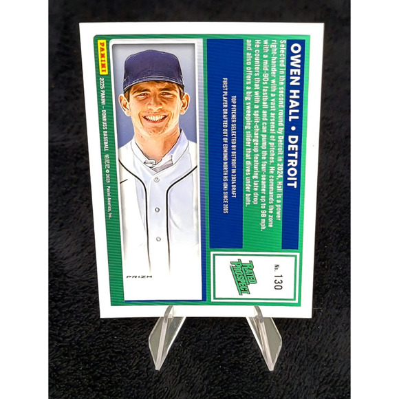Owen Hall RC 2025 Donruss Optic (Case Hit) Jazz Prizm SSP Tigers - Picture 2 of 2
